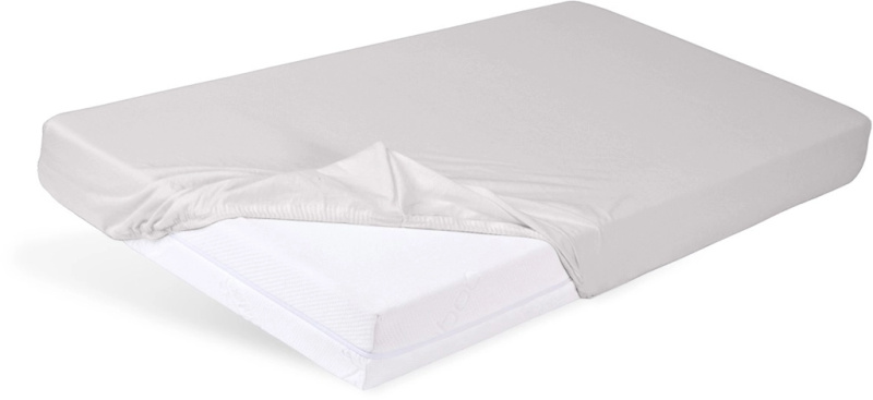 Babymatex napínací prostěradlo jersey do postýlky 60 × 120 cm, světle šedé