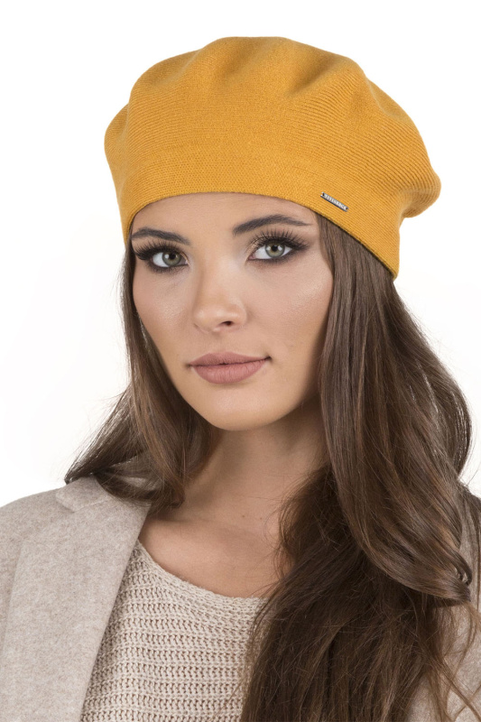 Dámský baret Vivisence 7005 Barva: Žlutá, Velikost: UNI