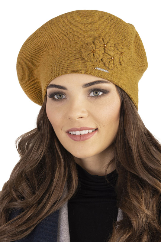 Dámský baret Vivisence 7006 Barva: Žlutá, Velikost: UNI