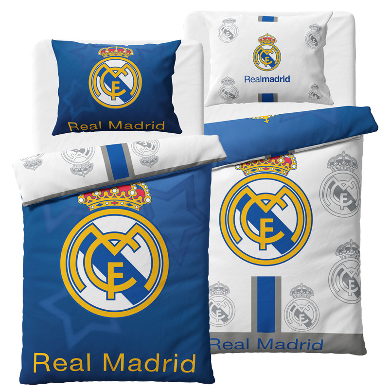 Carbotex Fotbalové povlečení Real Madrid Blue and White
