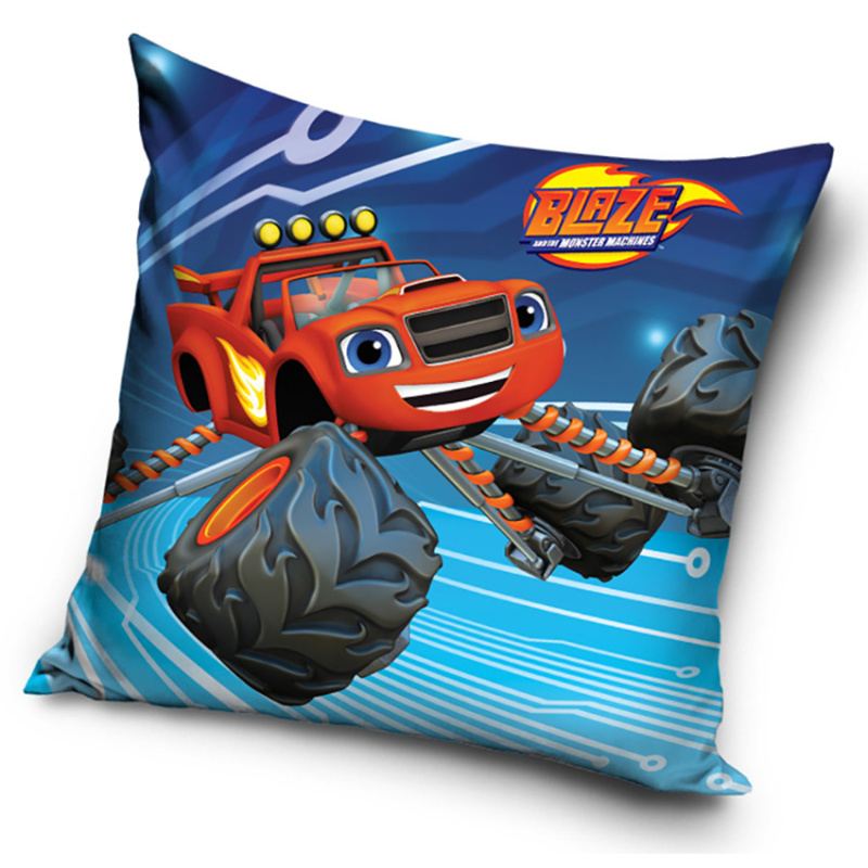 Carbotex Povlak na polštářek Plamínek a Čtyřkoláci Kola Vzhůru