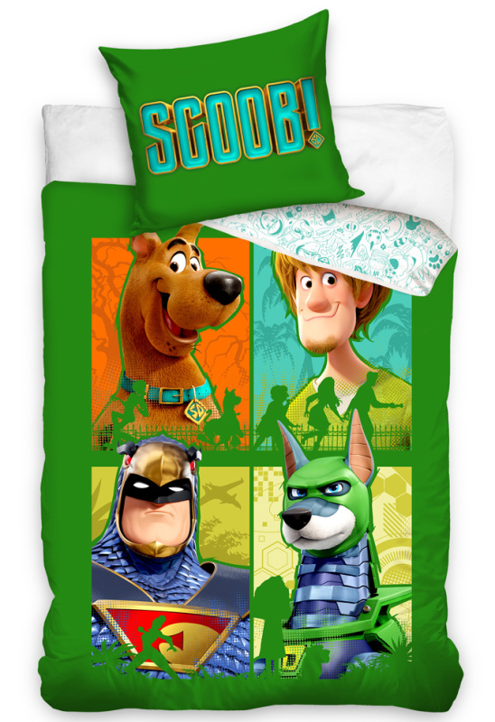Carbotex Dětské povlečení Scooby Doo Zelená Čtyřka