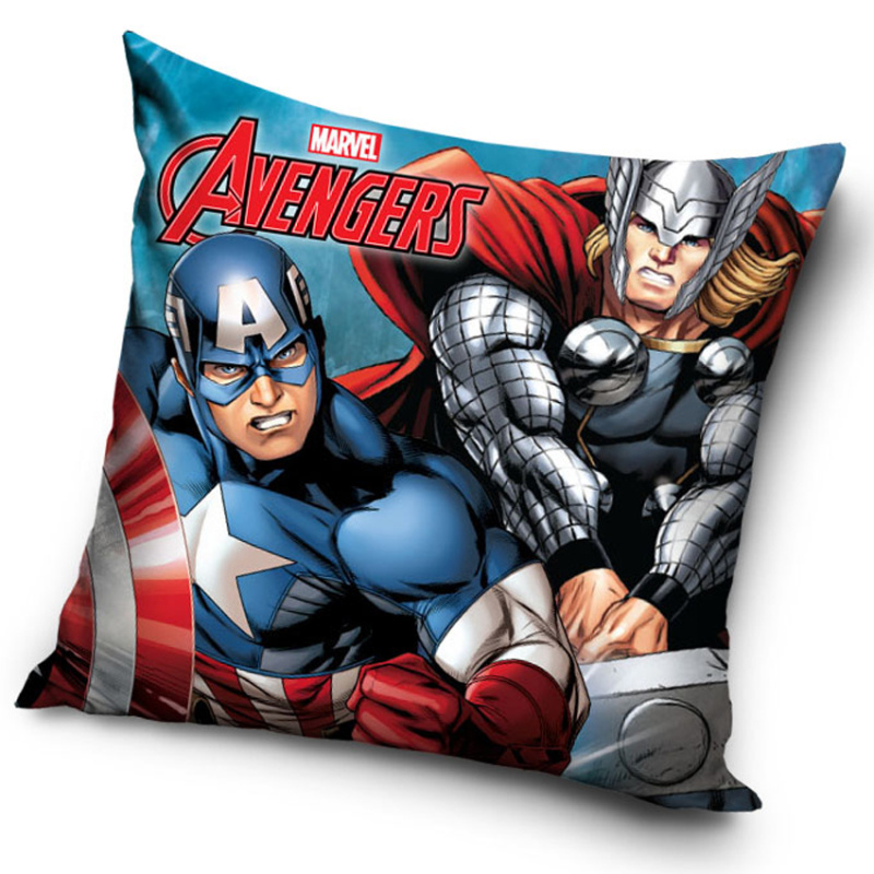 Carbotex Povlak na polštářek Avengers Capitán Amerika a Thor