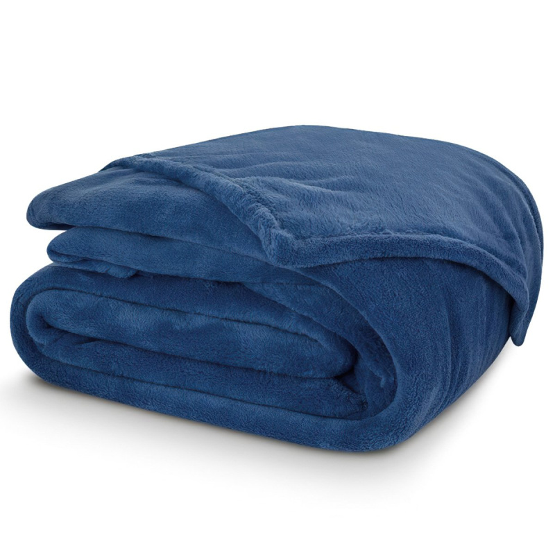Carbotex Deka mikroplyš 150x200 cm Modrá