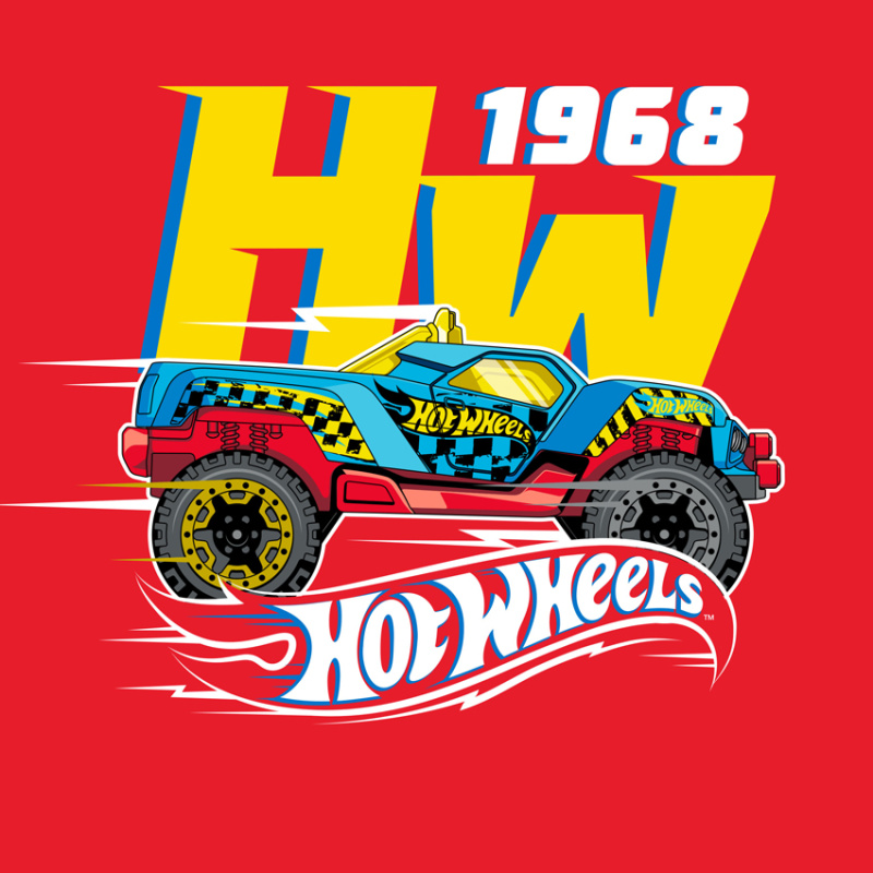 Carbotex Magický ručníček Hot Wheels 1968 30x30 cm Varianta: Zvolte balení po: 36 ks