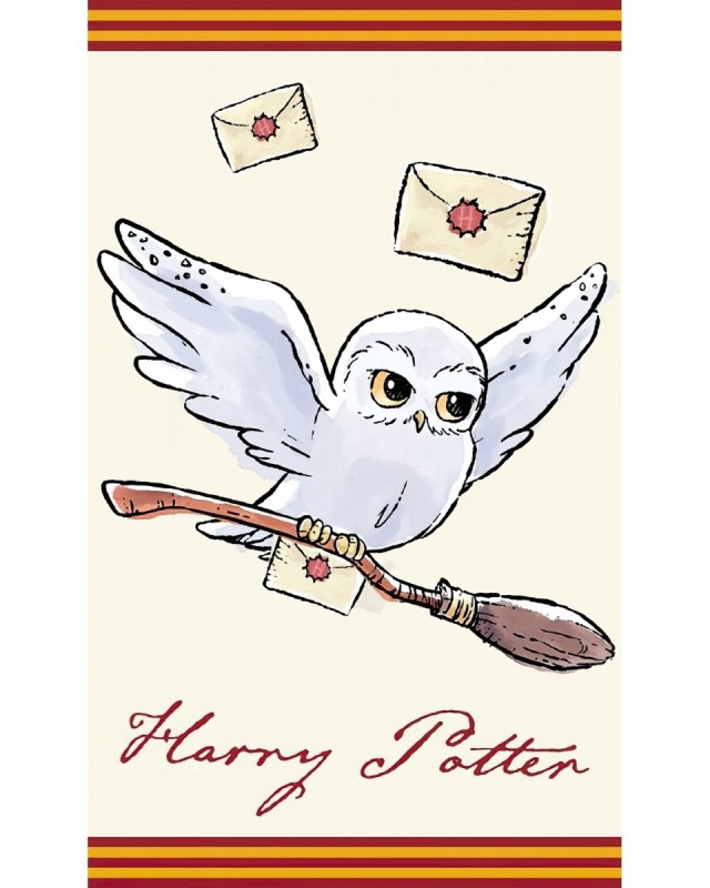 Carbotex Dětský ručníček Harry Potter Sova Hedvika 30x50 cm