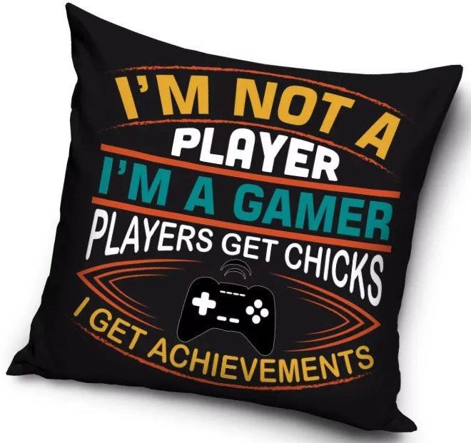 Povlak na polštář Gamer