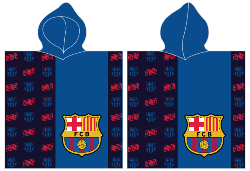 Carbotex Fotbalové pončo FC Barcelona Blue