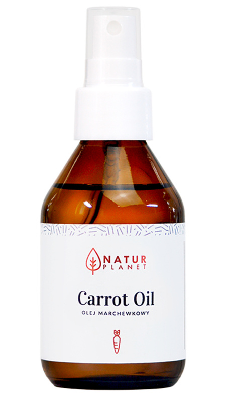 Natur Planet - Mrkvový olej  Přírodní Mrkvový olej Objem: 100 ml