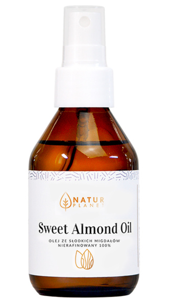 Natur Planet - Olej ze sladkých mandlí nerafinovaný  Mandlový olej 100 ml