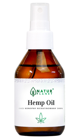 Natur Planet - Konopný olej  Přírodní Konopný olej Objem: 100 ml