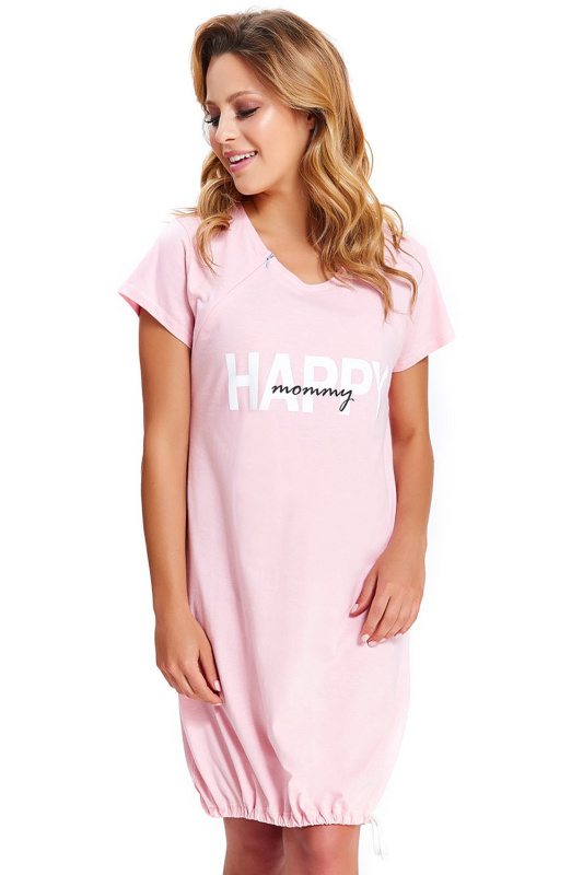 Noční košile Dn-nightwear TCB.9504 Barva: Růžová, Velikost: XL