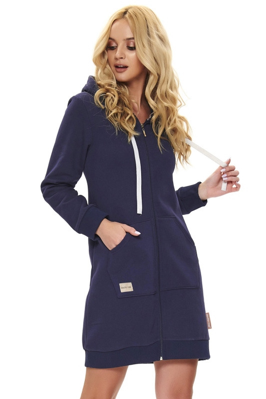 Dámský župan 9756 blue - Doctornap tmavě modrá M
