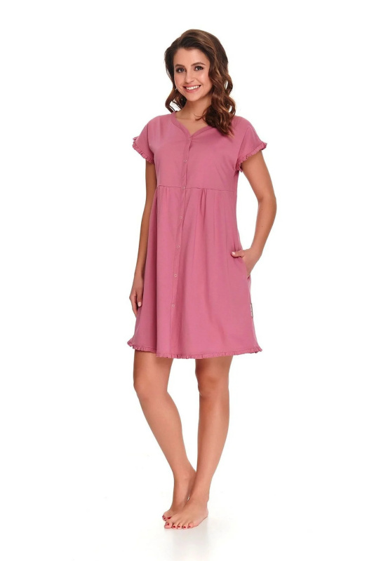 Dámská těhotenská košile 9600 pink - Doctornap růžová XL