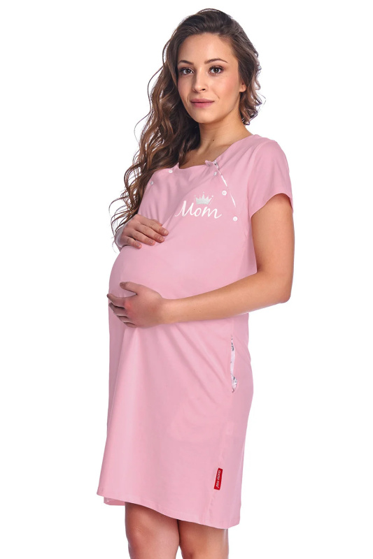 Noční košile Dn-nightwear TCB.9992 Barva: Oranžová, Velikost: 2XL