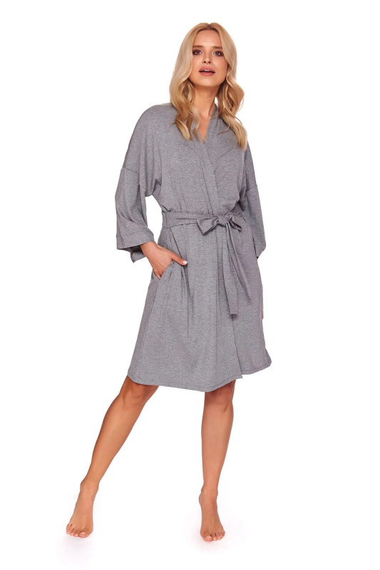 Dámský župan 9999 grey - Doctornap šedá S