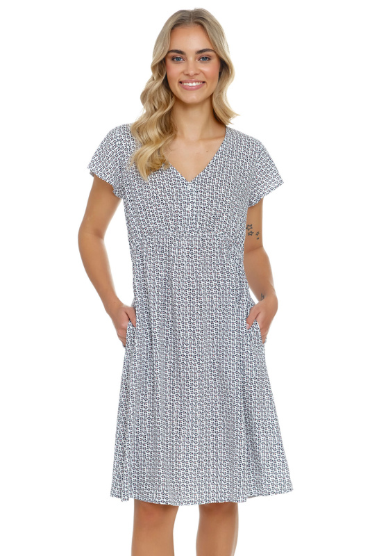 Noční košile Doctor Nap TCB.5111 Barva: Bílá, Velikost: M