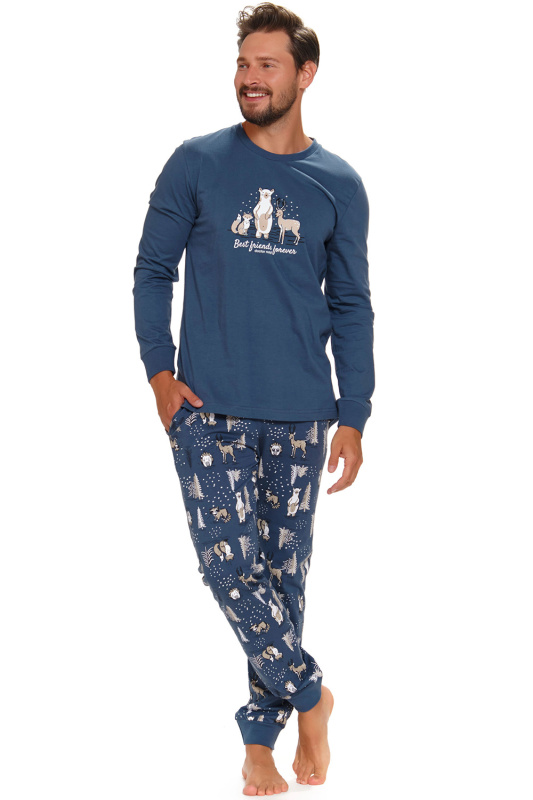 Pánské pyžamo 4329 - Doctornap světle modrá XL