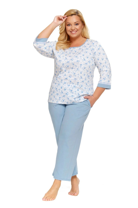 Dámské pyžamo 5278 - Doctornap Bílá L