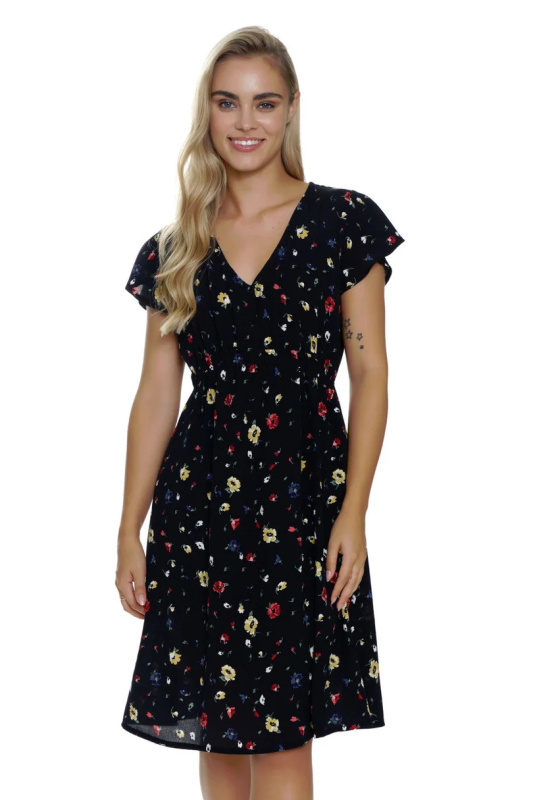 DÁMSKÁ KOŠILE TM 5136 DR NAP FOLK-FLOWERS S