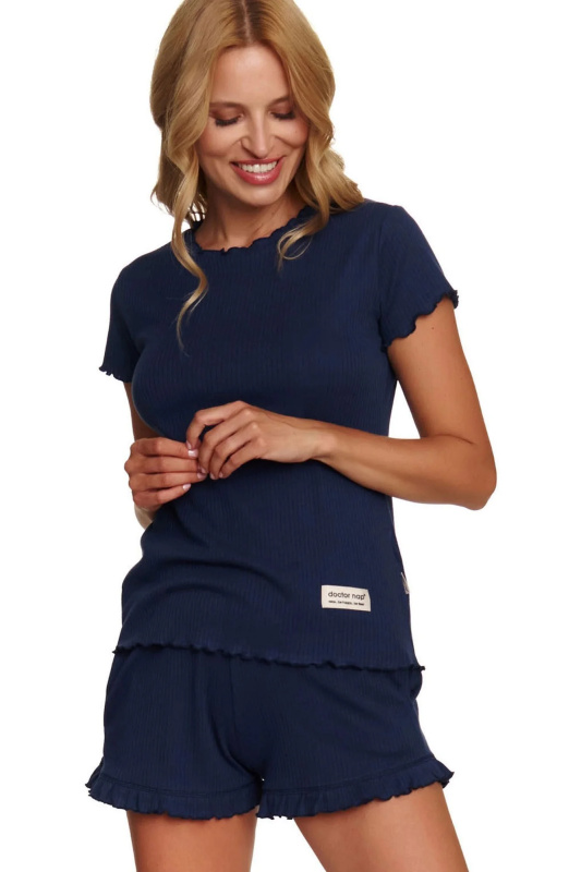 Dámské pyžamo 4315 blue - Doctornap tmavě modrá M