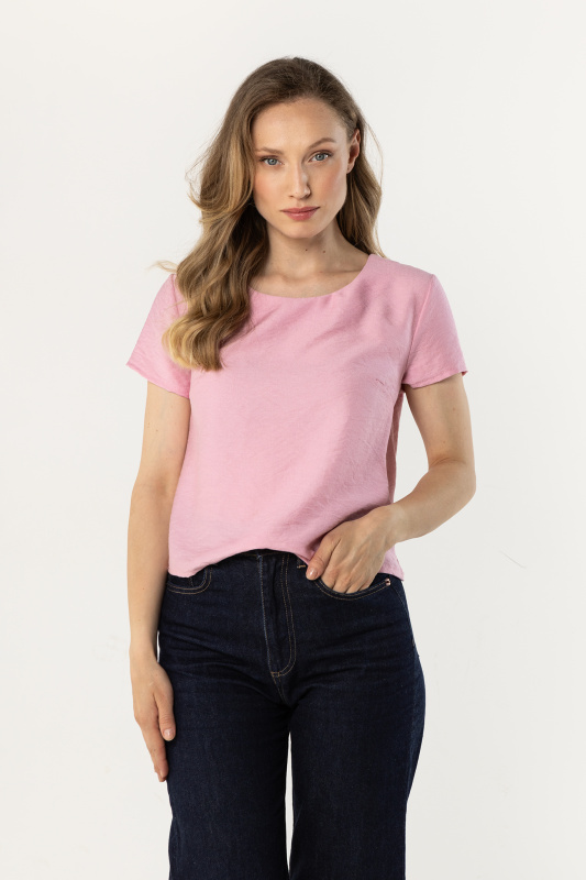 Dámská halenka A762 s krátkým rukávem