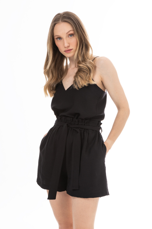 Dámský top s ramínky a výstřihem do V