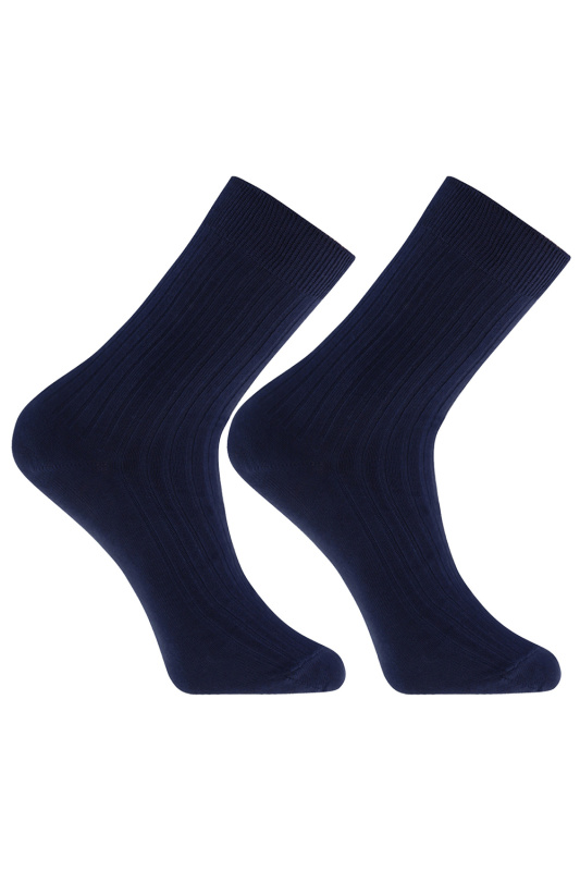 Pánské ponožky Moraj SMCL240-002 Medical Barva: Modrá - tmavě, Velikost: 45-47