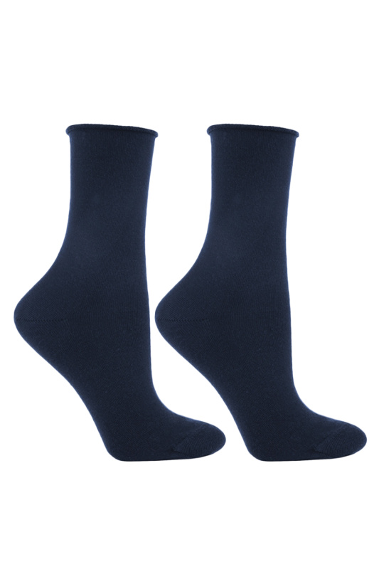 Dámské ponožky Moraj SMD300-002 Medical Barva: Modrá - tmavě, Velikost: 38-41