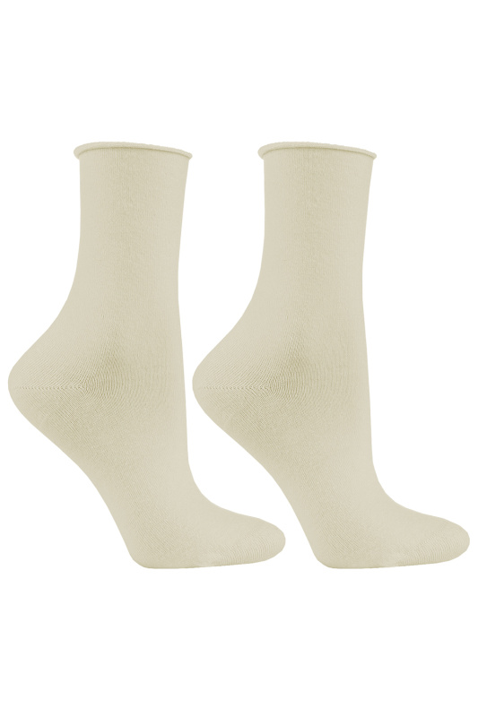 Dámské ponožky Moraj SMD300-002 Medical Barva: Smetanová, Velikost: 35-38