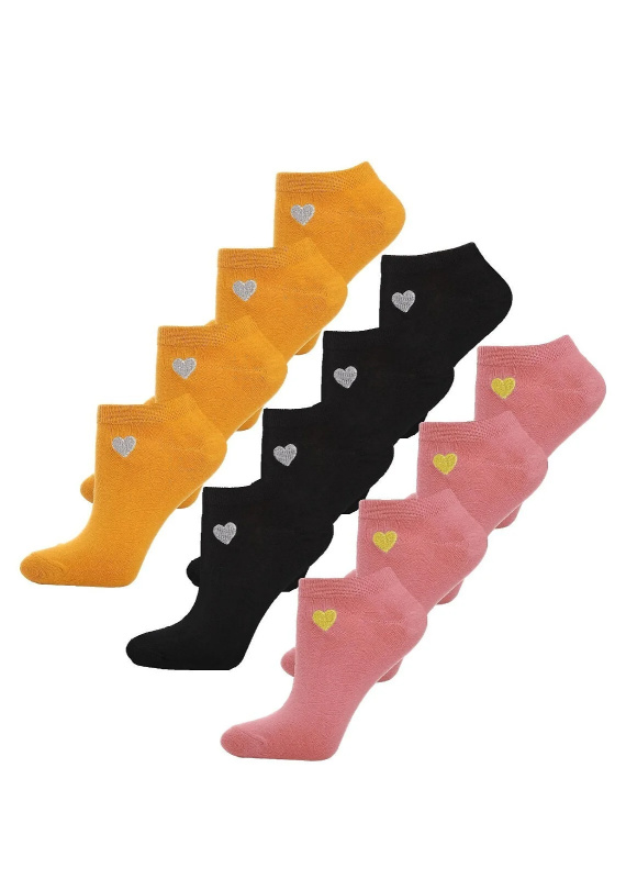 Dámské ponožky Moraj CSD240-052 Srdce 35-41 růžová 38-41