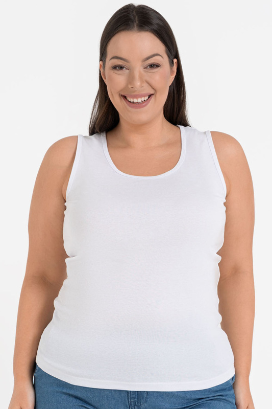 Dámský top Moraj BD1000-300 MAXI Barva: Bílá, Velikost: 4XL