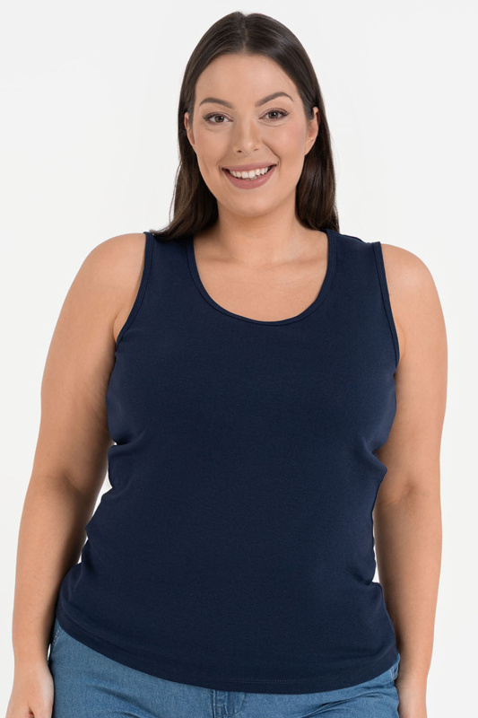 Dámský top Moraj BD1000-300 MAXI Barva: Modrá - tmavě, Velikost: 3XL