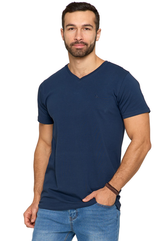 Pánské tričko Moraj OTS1500-004 Barva: Modrá - tmavě, Velikost: 3XL