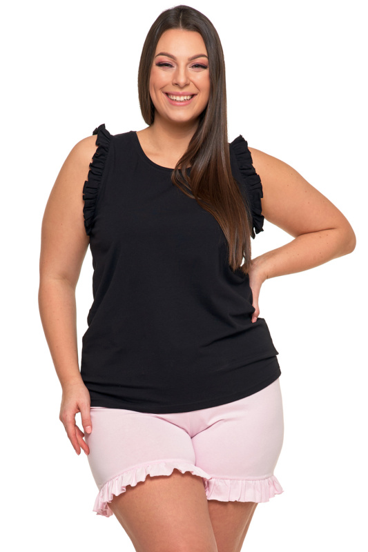 Dámské pyžamo Moraj PDD4900-017 Barva: Černá, Velikost: 3XL