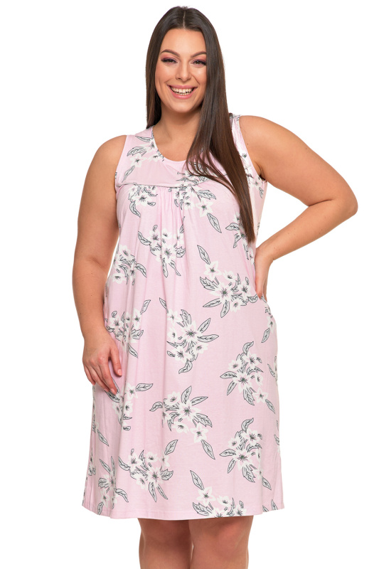 Dámská noční košilka Moraj PDK3300-004 Barva: Růžová, Velikost: 2XL