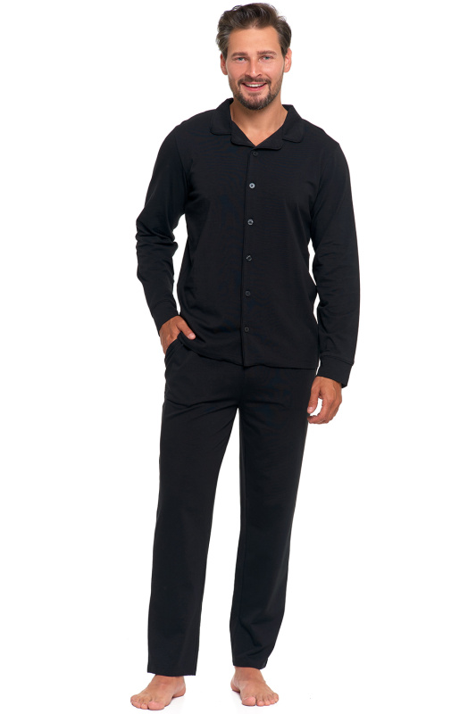 Pánské pyžamo Moraj PDM5100-007 Barva: Černá, Velikost: L