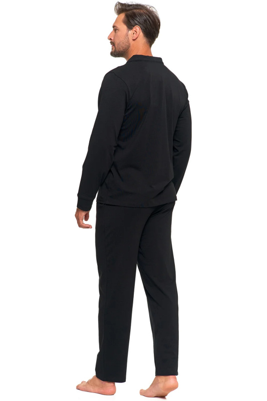 Pánské pyžamo Moraj PDM5100-007 Barva: Černá, Velikost: 2XL
