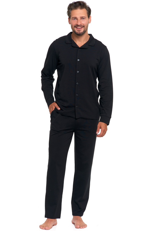Pánské pyžamo Moraj PDM5400-003 Barva: Černá, Velikost: 3XL