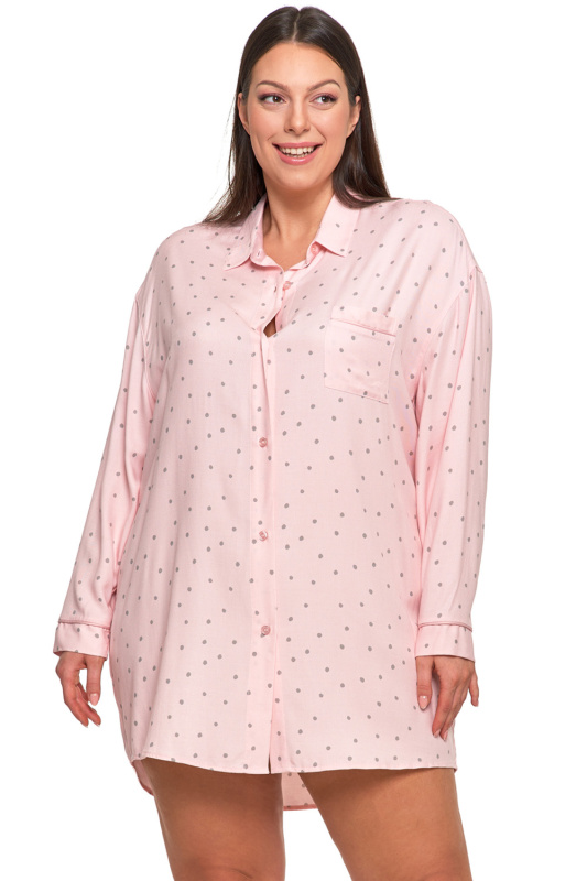 Noční košile Moraj PDK5600-001 Barva: Růžová, Velikost: 3XL