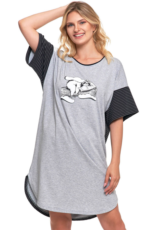 Noční košile Moraj PDK3300-005 Barva: Šedá, Velikost: XL