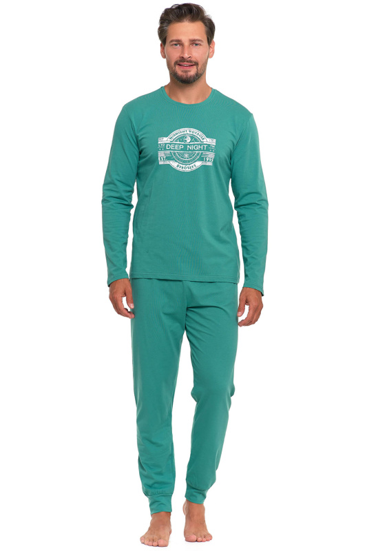 Pánské pyžamo Moraj PDM5400-004 Barva: Zelená, Velikost: XL