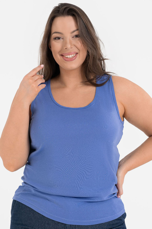 Dámský top Moraj BD1000-300 MAXI Barva: Modrá, Velikost: 4XL