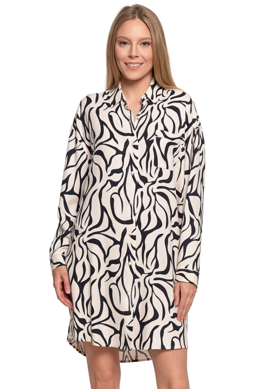 Dámská noční košile Moraj PDK4800-003 Barva: Smetanová, Velikost: 2XL