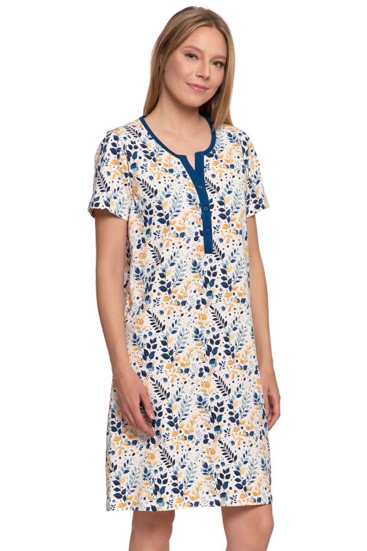 Dámská noční košile Moraj PDK2800-002 Barva: Modrá, Velikost: 5XL