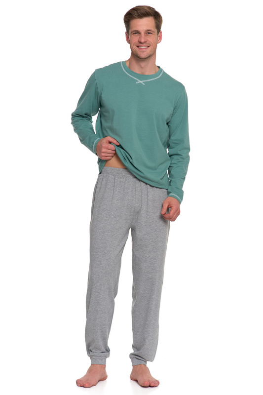 Pánské pyžamo Moraj PDM4600-012 Barva: Zelená, Velikost: M