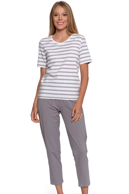 Dámské pyžamo Moraj PDD4600-020 Barva: Šedá, Velikost: S