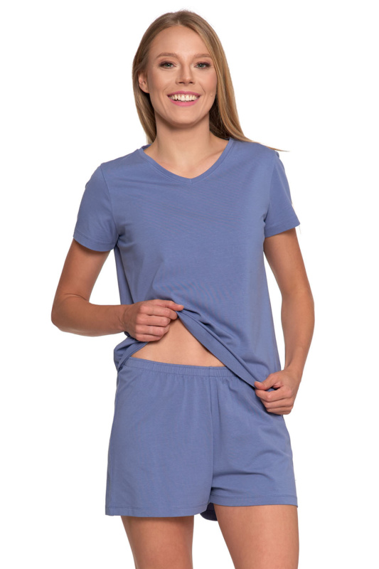 Dámské pyžamo Moraj PDD2800-005 Barva: Modrá, Velikost: 2XL