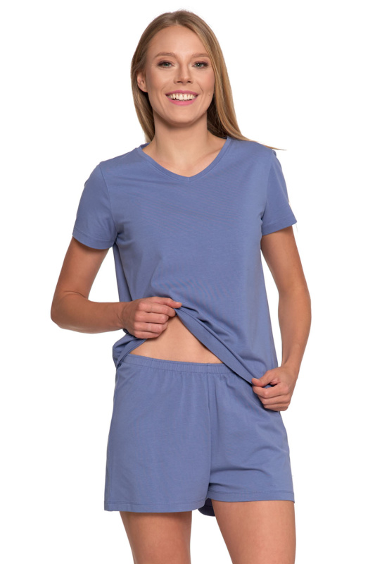 Dámské pyžamo Moraj PDD2800-005 Barva: Modrá, Velikost: 2XL