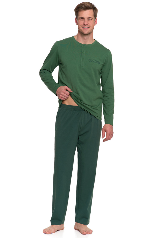 Pánské pyžamo Moraj PDM4600-015 Barva: Zelená, Velikost: M